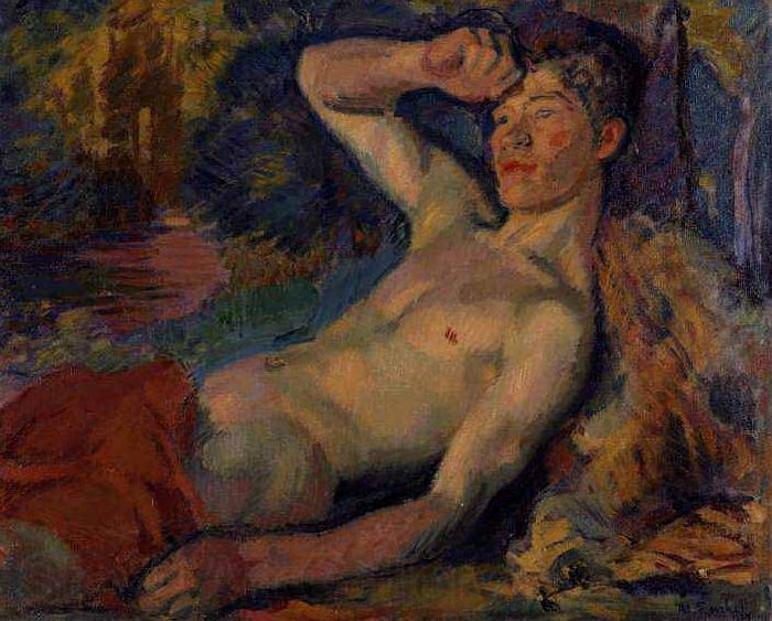 Eduard Magnus Awakening Faun France oil painting art